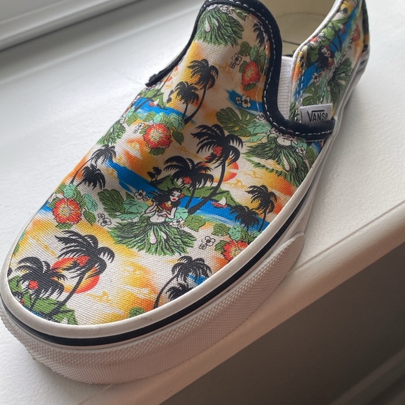 Vans Classic Slip On 🌊🌴Aloha🌴🌊Size 5 - Picture 8 of 8